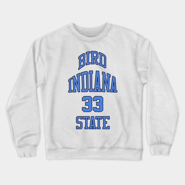 Larry Bird Indiana State 33 Crewneck Sweatshirt by pickrollcom